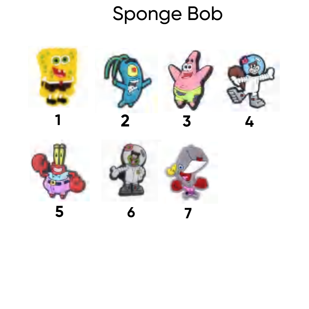 Sponge bob pins