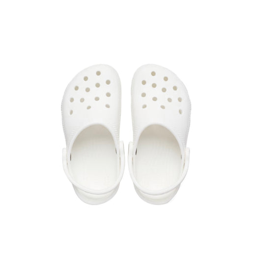 Classic white crocs