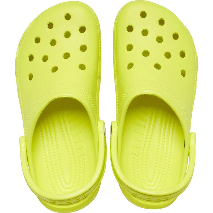 classic clog sandals in Apple Green