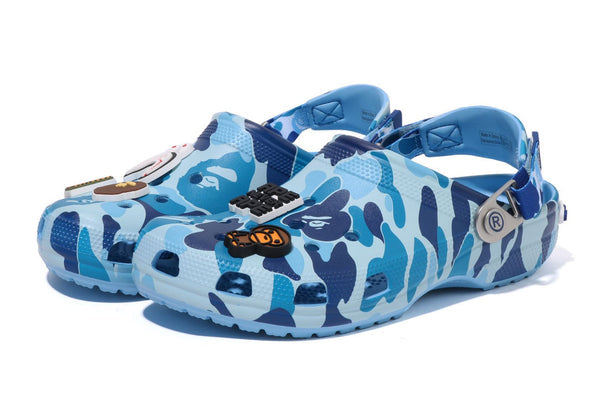 BAPE x Crocs Classic Clog 'ABC Camo - Blue'