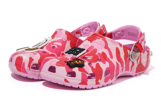 BAPE x Crocs Classic Clog 'ABC Camo - Pink'