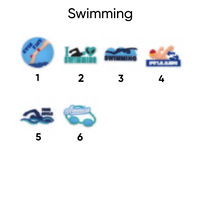 Swimming pins