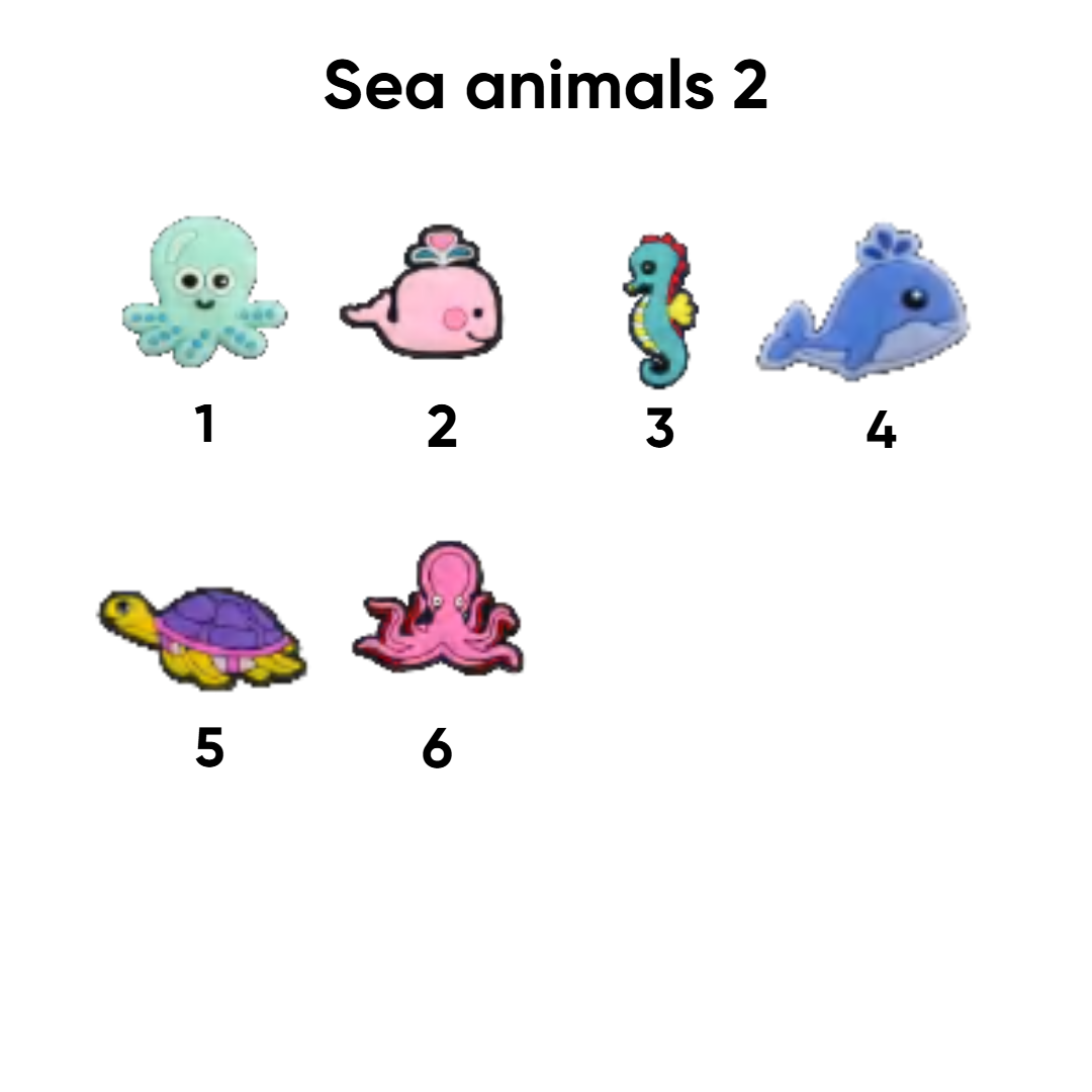 Sea animals 2 pins