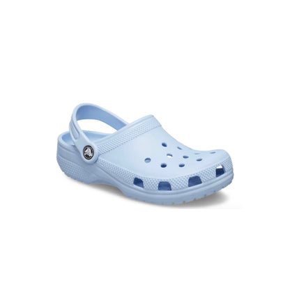 classic clog sandals in light blue