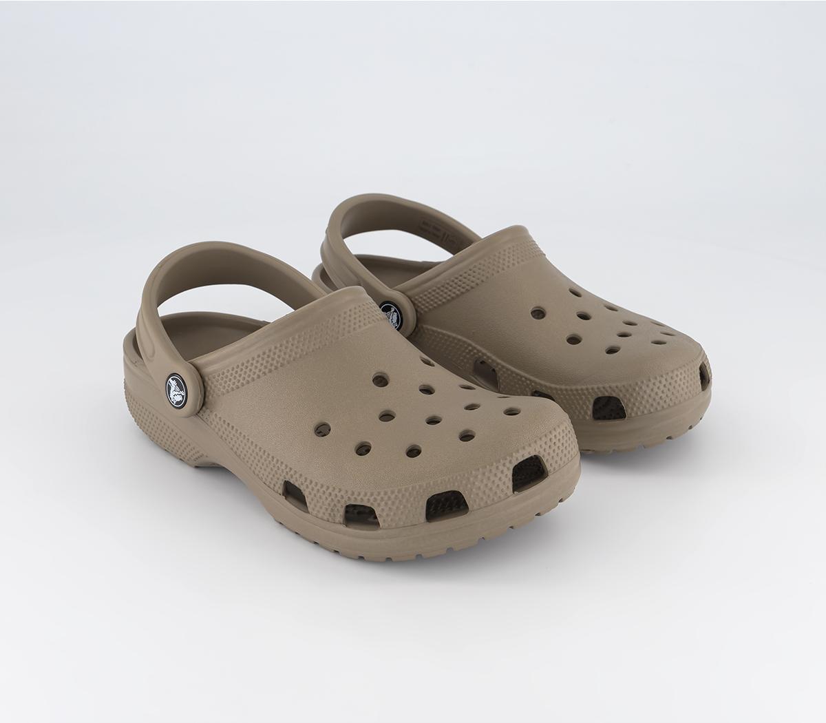 classic clog sandals in Khaki