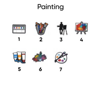 Painting pins