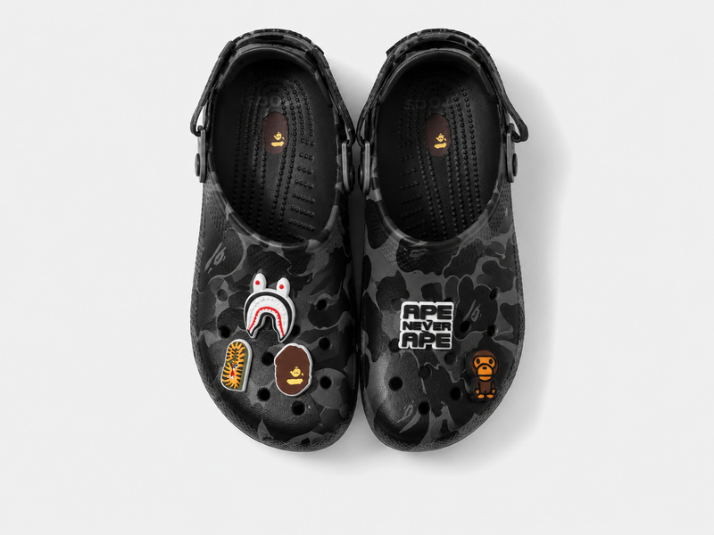 BAPE x Crocs Classic Clog 'ABC Camo -Black'