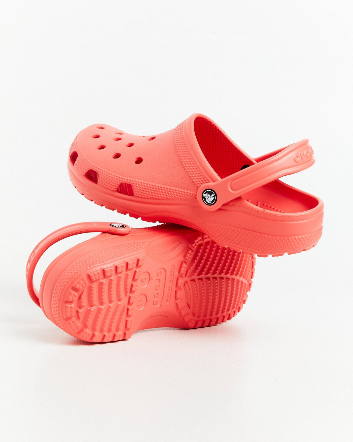 classic clog sandals in Watermelon Red