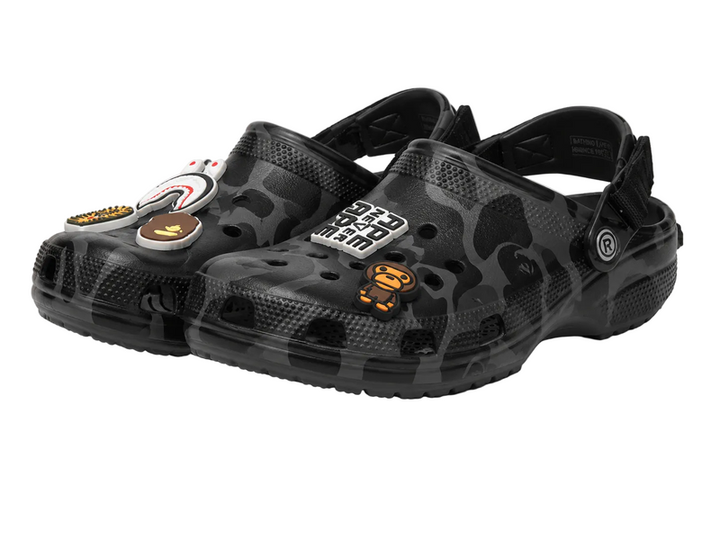 BAPE x Crocs Classic Clog 'ABC Camo -Black'