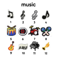 Music pins