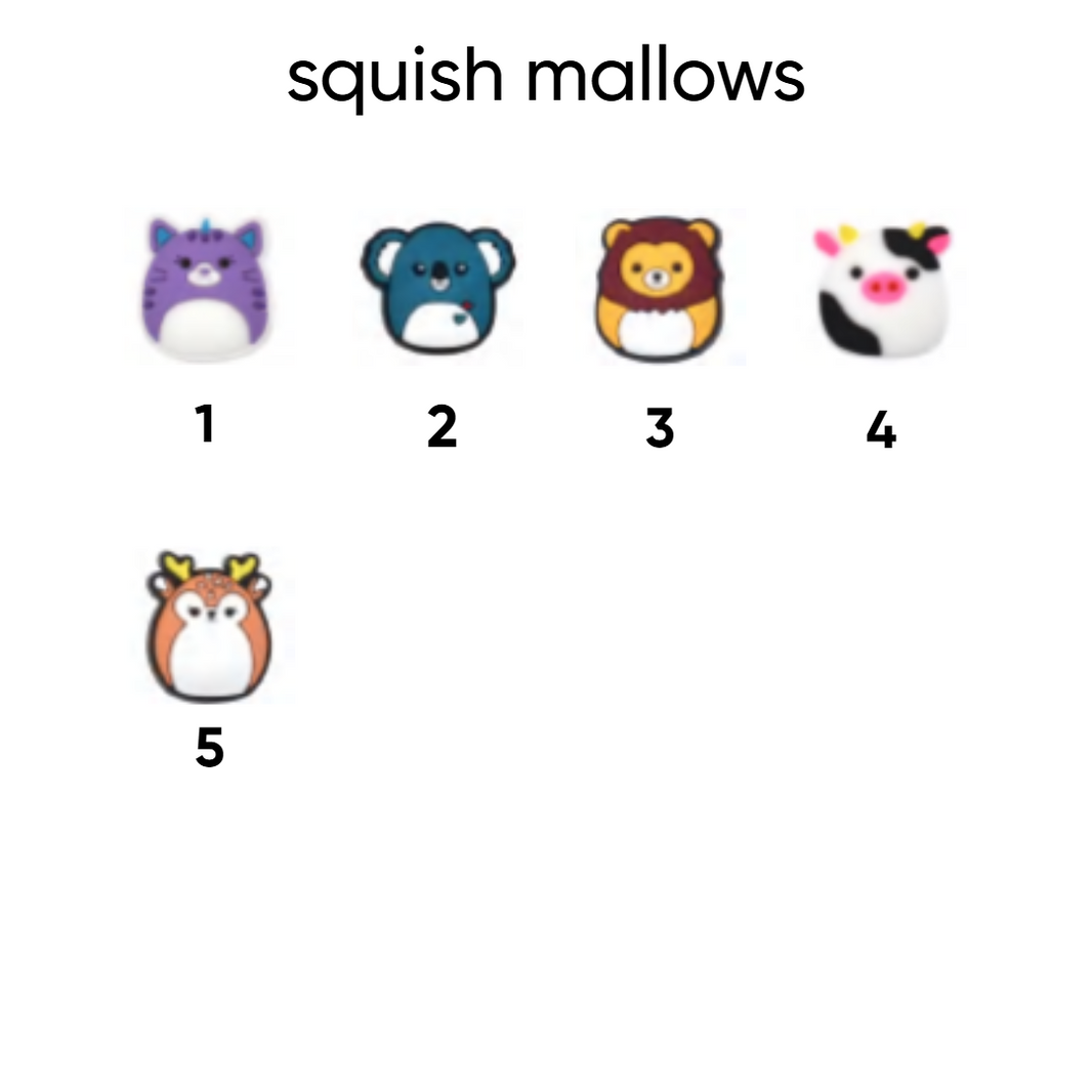 Squish mellows pins