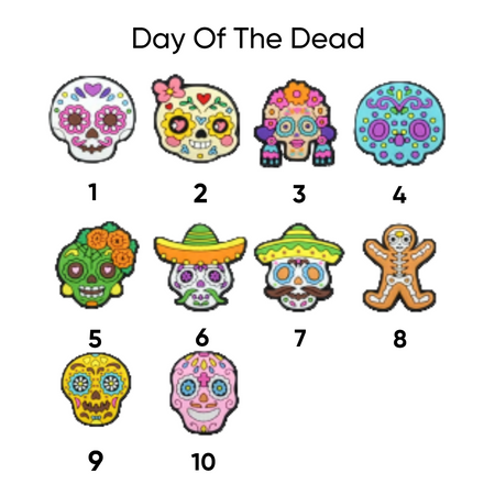 Day of the dead pins