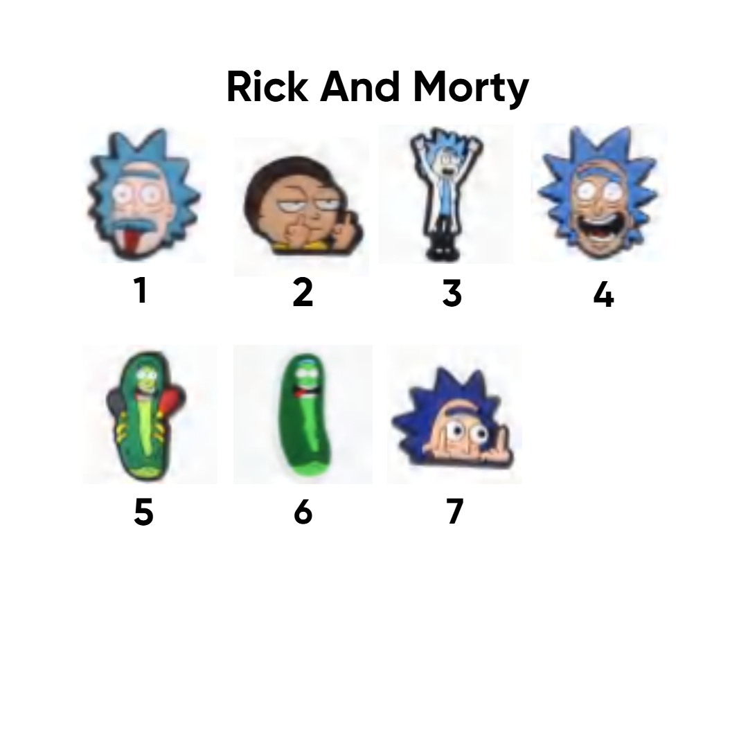 Rick and morty pins