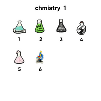 Scientific experiments pins