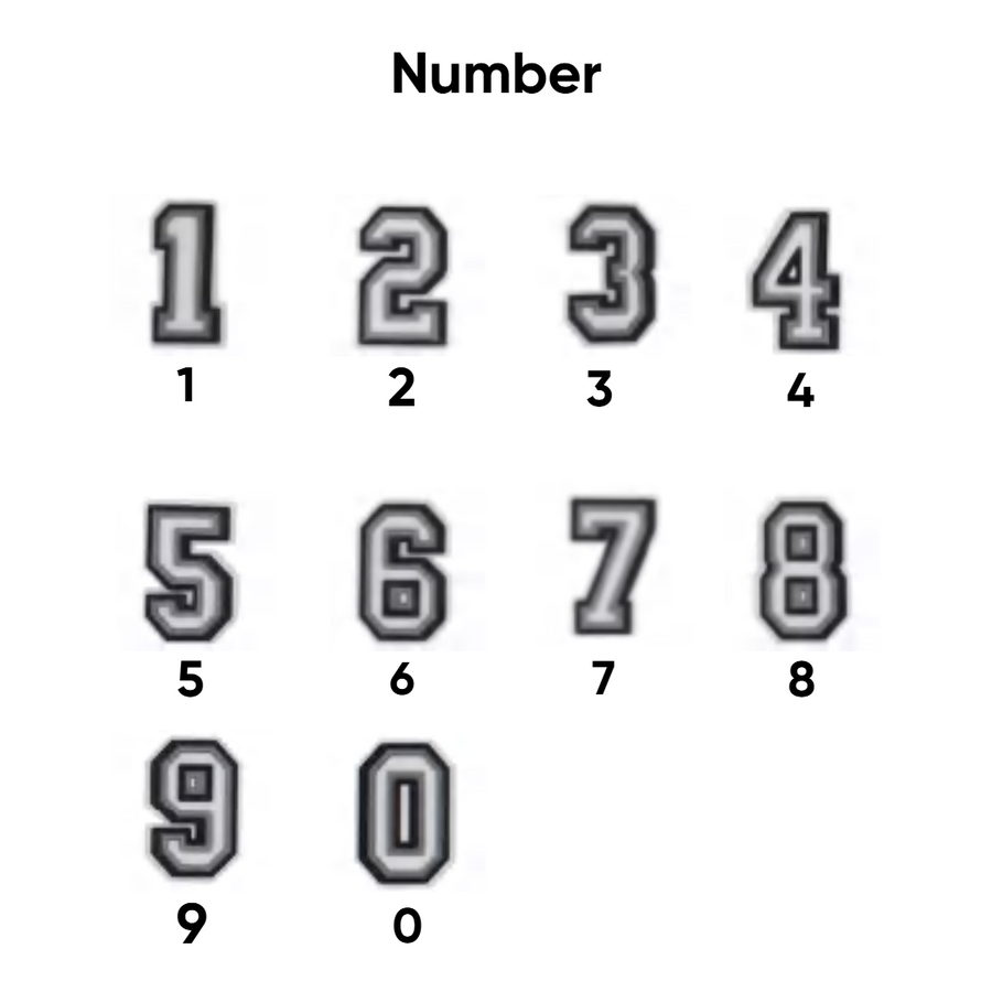Numbers pins