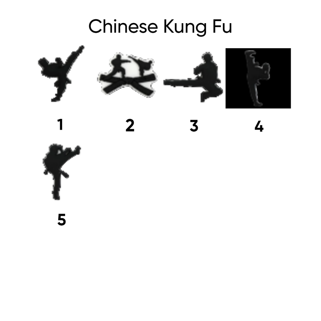 Chinese kung fu pins