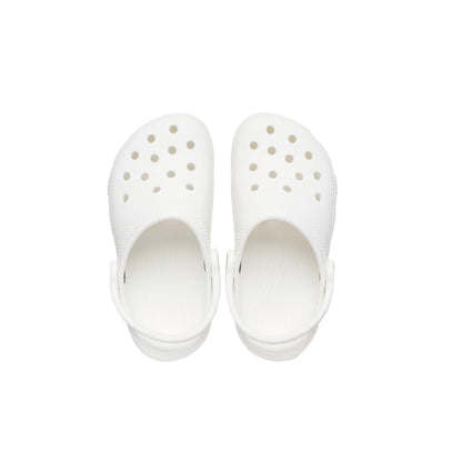 Classic white crocs