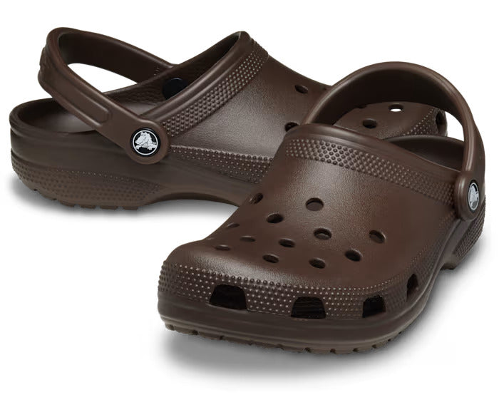 classic clog sandals in Coffee Brown