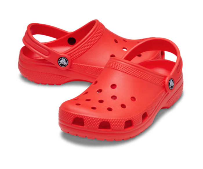 Classic clog sandals in Red