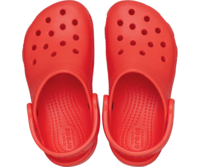 Classic clog sandals in Red