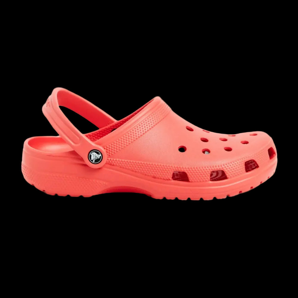 classic clog sandals in Watermelon Red
