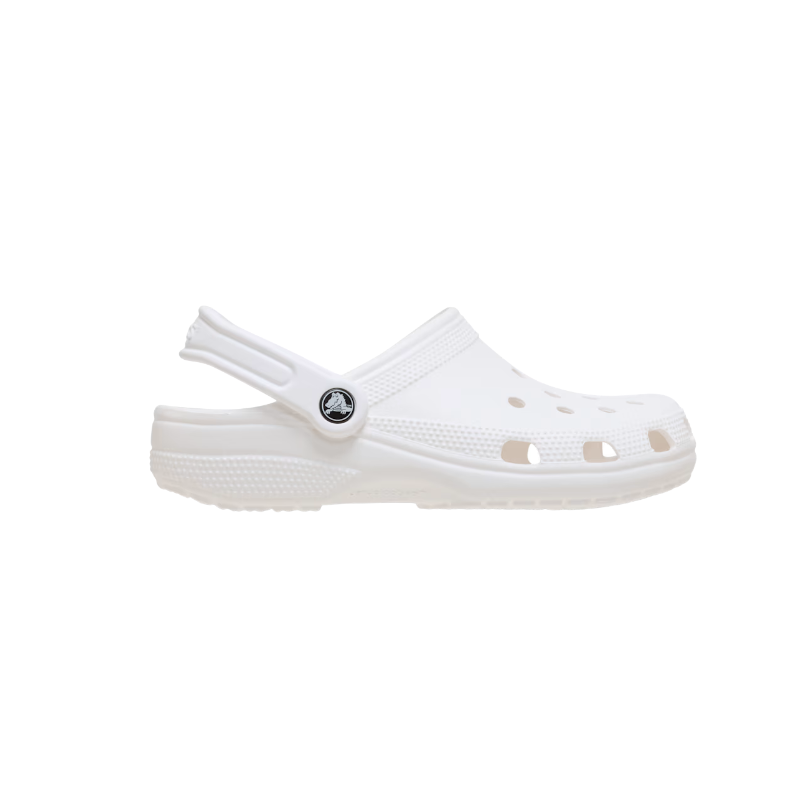 classic clog sandals in white