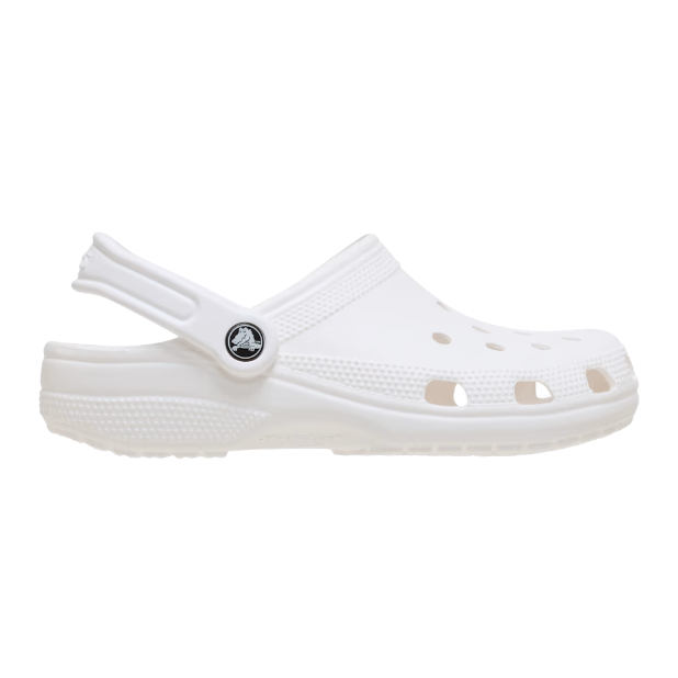 classic clog sandals in white