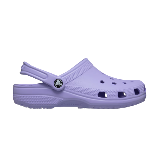 classic clog sandals in Purple