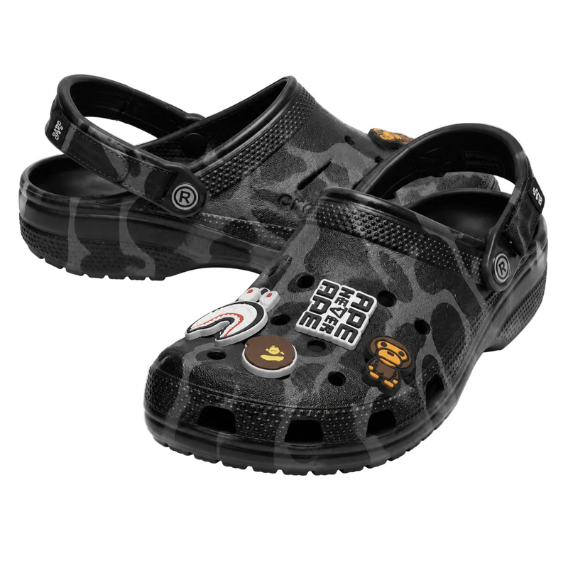 BAPE x Crocs Classic Clog 'ABC Camo -Black'