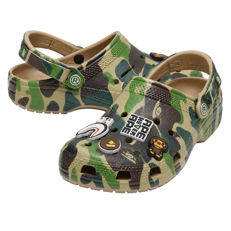 BAPE x Crocs Classic Clog 'ABC Camo -Green'