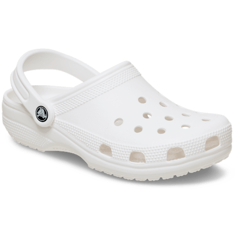 classic clog sandals in white