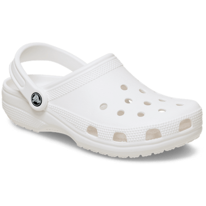 classic clog sandals in white