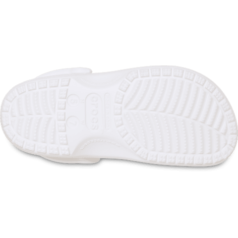 classic clog sandals in white