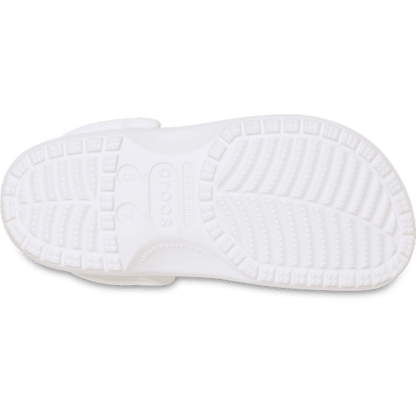 classic clog sandals in white