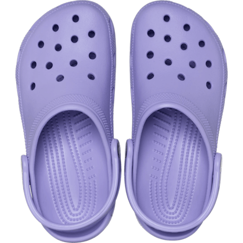 classic clog sandals in Purple