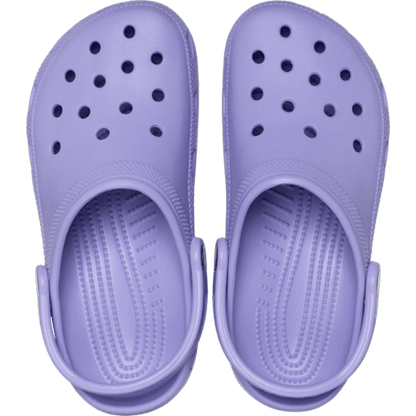 classic clog sandals in Purple