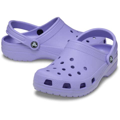 classic clog sandals in Purple