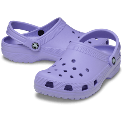 classic clog sandals in Purple