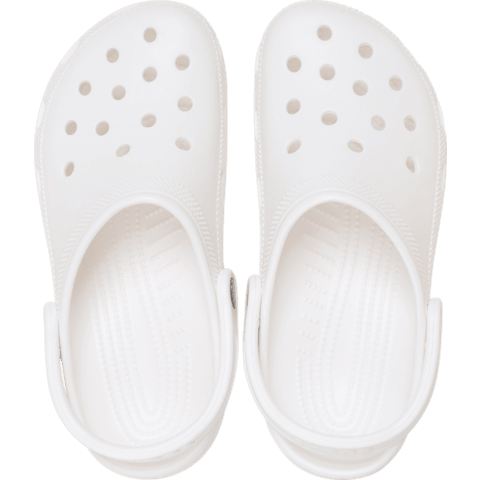 classic clog sandals in white