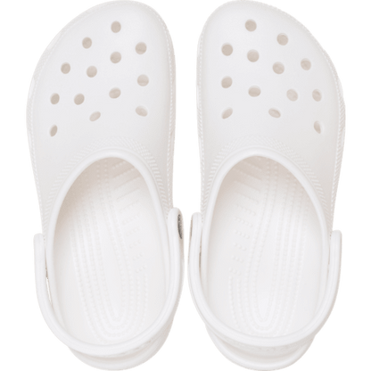 classic clog sandals in white