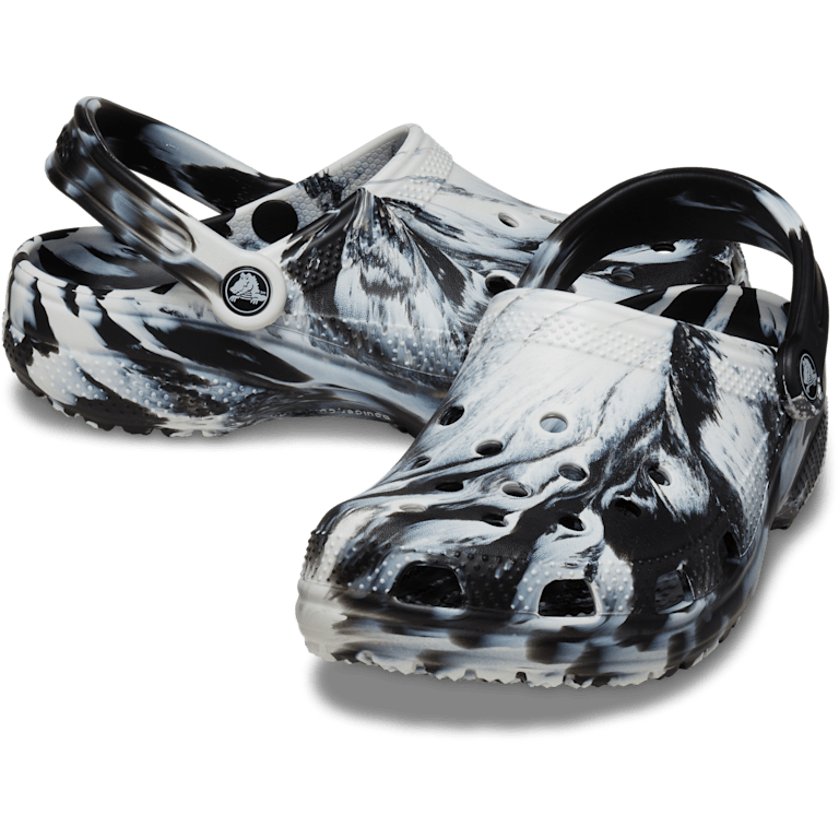 Crocs Classic Marbled Black&White