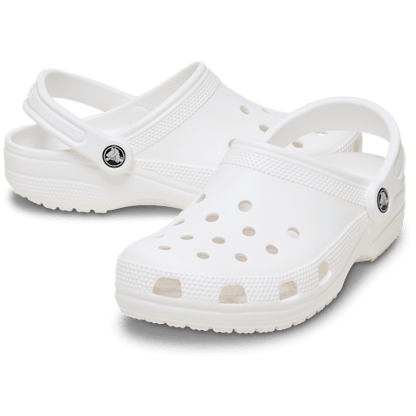 classic clog sandals in white