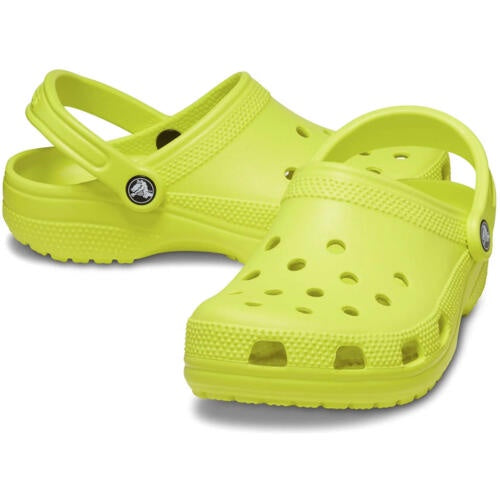 classic clog sandals in Apple Green