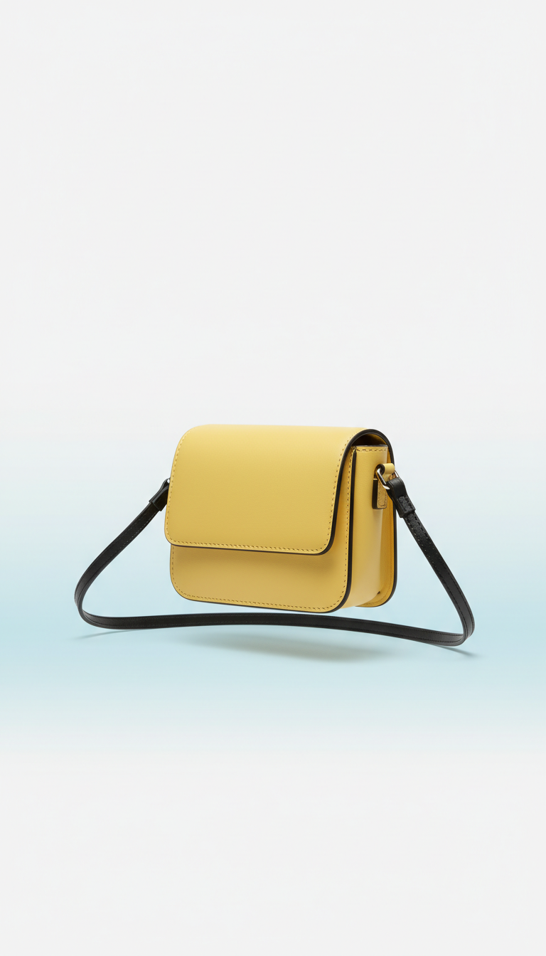 Mini Crossbody Bag in Sunbeam Yellow